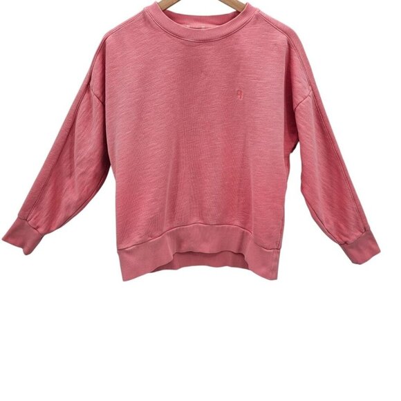 Sweaty Betty Womens M Sweatshirt Essentials French Terry Pullover Calypso Pink‎ - Picture 2 of 7